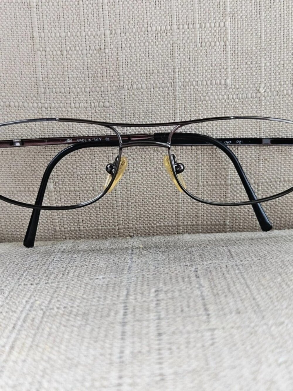 Vintage Carrera Men Eyeglasses Frame Gunmetal Eyewear CA7263 Glasses Made Italy